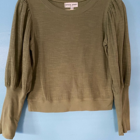 Apiece Apart Olimpio Sweatshirt - puff sleeves - Picture 5 of 8